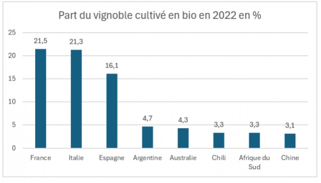 Les vignes bio dans le monde